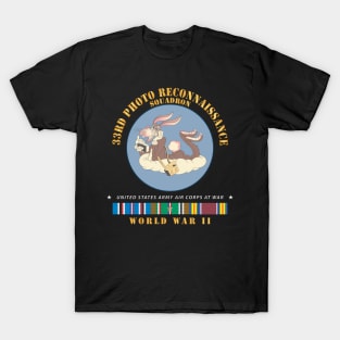 33rd Photo Reconnaissance Squadron - WWII w EU SVC X 300 T-Shirt